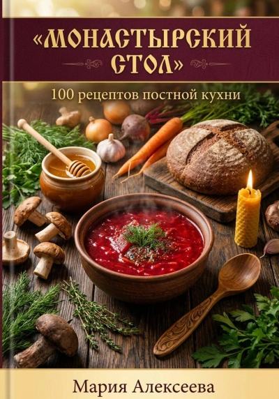 Монастырский стол. 100 рецептов постной кухни - Алексеева Мария бестселлер бесплатно